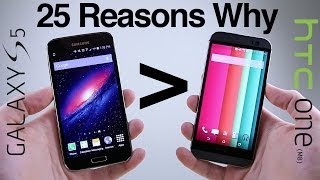 25 Reasons Why Galaxy S5 Is Better Than HTC One (M8)