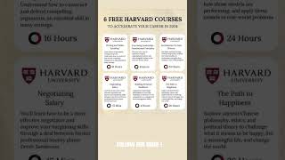 6 Free Harvard Courses With Certification