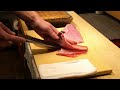 【寿司職人の業】金目鯛 キンメダイ 捌き～握り how to make red bream sushi japanese sushi master