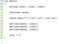 Tutorial 5: Visual C++ 2008 Input Stream