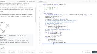 Google Coding Interview Question: Parallel Courses