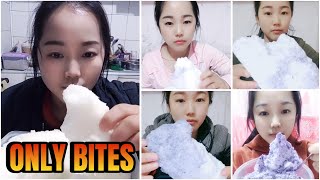 SUPER SQUEAKY REFROZEN FROST ONLY BITES EATING COMPILATION VIDEO