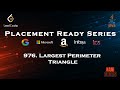 Largest Perimeter Triangle || Leetcode - 976 || Java || #DLC