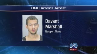 CNU student arrested in on-campus fires