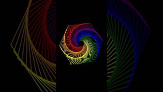 Creating a Stunning Spiral Design with Python Turtle Graphics 🐢✨