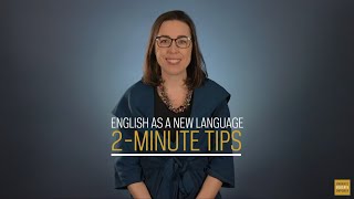 ENL 2-Minute Tips: Pre-Productive Stage Learners