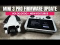 DJI Mini 3 Pro Firmware Update - NEW Features & Tripod Mode