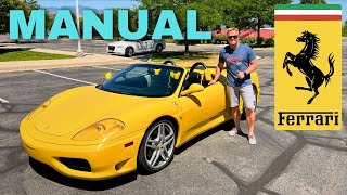 Driving My Childhood Dream Car - Ferrari 360 Modena Spyder Manual | Review