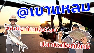 ตกปลาหน้าดิน ของใหญ่ต้องมา @เขื่อนเขาแหลม [Part 1/2] || ตกไปเรื่อย EP.8