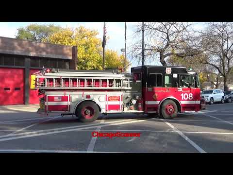 Chicago Fire Department Engine 108 Responding - YouTube