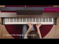 casio ap 470 _ l.v. beethoven piano sonata op.2 no.3 4th movment