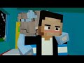 Sofie kiss Kzy while sleeping😴😴(minecraft animation)