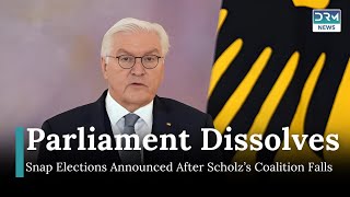 Germany to Hold Snap Elections in February After Government Collapse | News Today | AC14