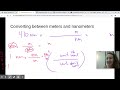 chem 1.2.3 conversion of nm to m