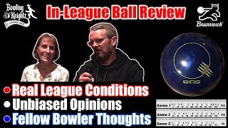 In-League Ball Review - QUANTUM BIAS PEARL by Brunswick - Bowling Knightz Garage Shop