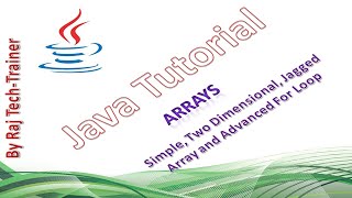 Java for Test Engineers : Arrays_Advanced For Loop_Jagged Array : Part9