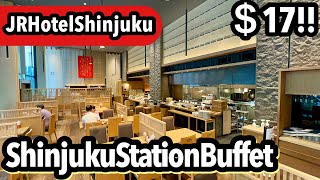 Shinjuku Station Buffet is $17 but excellent quality!