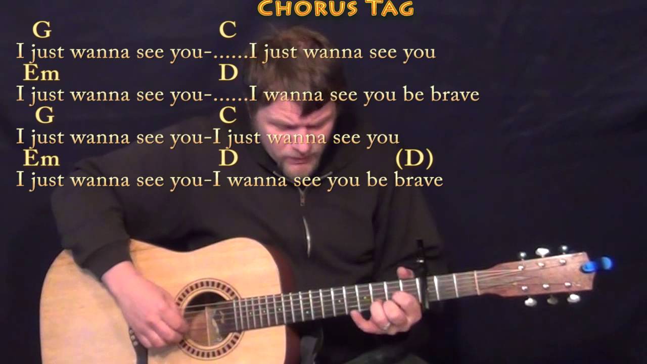 Brave (Sara Bareilles) Fingerstyle Guitar Cover Lesson With Chords ...