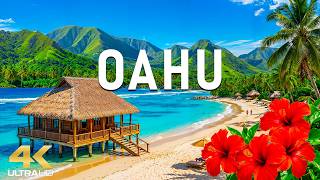 Oahu, Hawaii 4K - Exploring Hawaii's Stunning Beaches and Volcanic Wonders - 4K VIDEO UHD