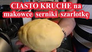 CIASTO KRUCHE-JABŁECZNIK SERNIK-MAKOWIEC PRZEPIS🧡💥 Nr.98-PYSZNA SZARLOTKA! zawsze smakuje i wychodzi