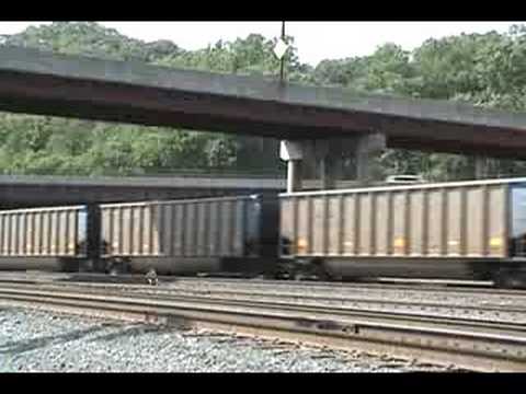 BNSF 9326 Loaded Coal Drag Pigs Eye Yard St. Paul, MN 7-5-08 - YouTube