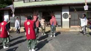 川前愛宕神社の三匹獅子舞　　９　2014.10.26