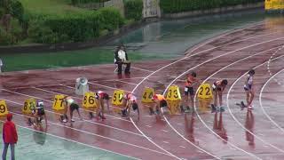 2017第71回京都市中学校秋季大会女子100m決勝2017.9.16