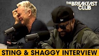 Sting & Shaggy Come Together For Reggae Music, Talk Lifestyle Changes, Old Hits + More