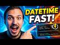Create datetime format in minutes instead of hours!