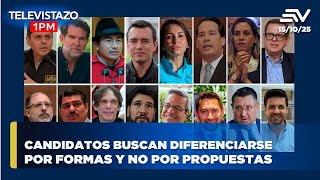 Candidatos apelan a diferenciarse por formas y no por propuestas  | Televistazo 1 PM #ENVIVO🔴