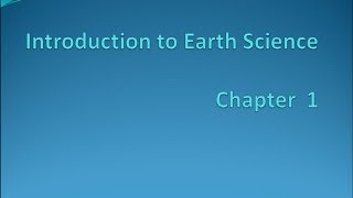 ESC1000 Earth Science Chapter 1