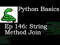 Python Basics String Method Join