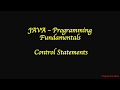 Java Control Statements