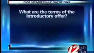 Call 12 for Action - gym contracts