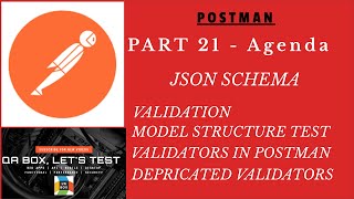 Part 21 - JSON Schema Validation Test