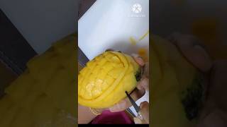 แกะสลักมะม่วง, Mango carving #carving