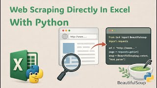 Web Scraping in directly in Excel with Python | NBA, Rotten Tomatoes & Wikipedia Examples