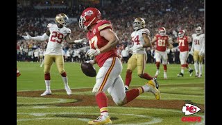 Travis Kelce 1 Yard Touchdown | 49ers vs. Chiefs | Super Bowl 54 Highlights