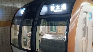 東京メトロ10000系  10107編成　各駅停車　新木場行き　市ヶ谷駅入線