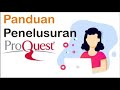 Panduan Penelusuran ProQuest