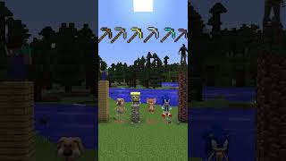 Which Minecraft Pickaxe is Faster? #shorts