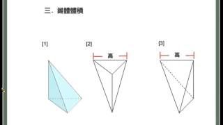 角錐體積公式的由來