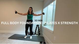 20 PILATES & STRENGTH FULL BODY / LOW IMPACT WORKOUT / PREGNANCY & POSTPARTUM FRIENDLY WORKOUT