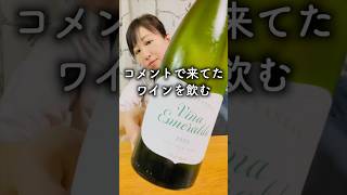 コメントで教えてもらったワインを飲んでみた #酒好き女子 #ワイン #ソムリエ #wine #Shorts