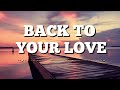 Back to Your Love by Hector Gabriel (minus one/karaoke)