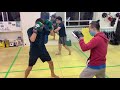 『ボクシングパッドワーク🥊』船井龍一氏　ボクシングクラス😊♪