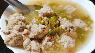 หมูสับต้มบ๊วยดอง  เคล็ดลับน้ำซุปหอม กลมกล่อม ซดร้อนๆคล่องคอ Plum in brine soup recipe