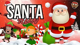 GO Santa | Santa Claus Run and Freeze | Christmas Game for Kids | PhonicsMan Fitness