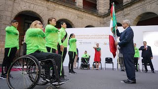 Abanderamiento de la delegación mexicana de los VI Juegos Parapanamericanos de Lima, Perú 2019