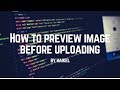 How To Preview Image Before Uploading Using Javascript